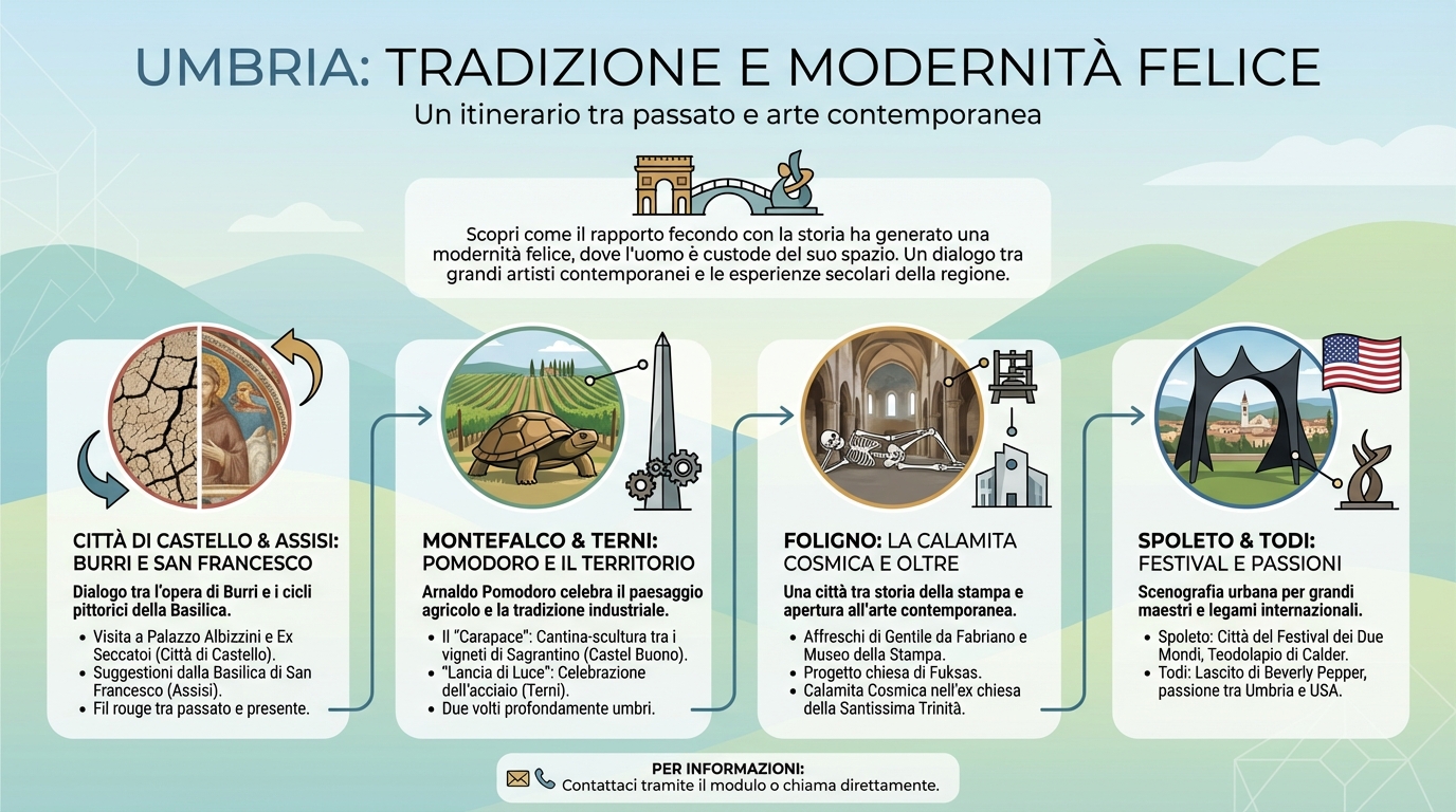 Umbria ed il felice connubio tra passato e presente